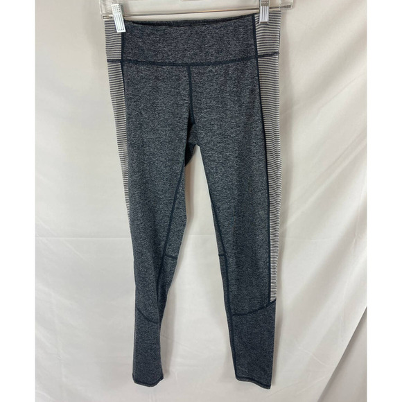 Zella Grey Side Stipe Athletic Leggings Size small - Picture 1 of 6
